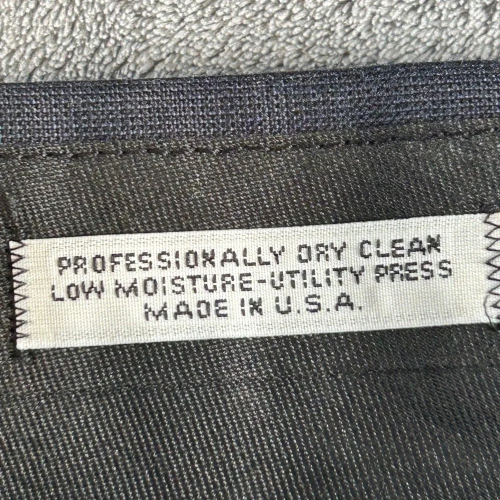 Vintage Palm Beach Union‎ Made in USA Gray Windowpane Two Piece Suit Mens